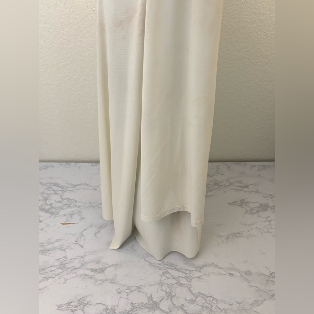 Vtg R&M Richards by Karen Kwong Sz 2x Womens Open Cardigan Cream Ivory Drape​ - Picture 5 of 9